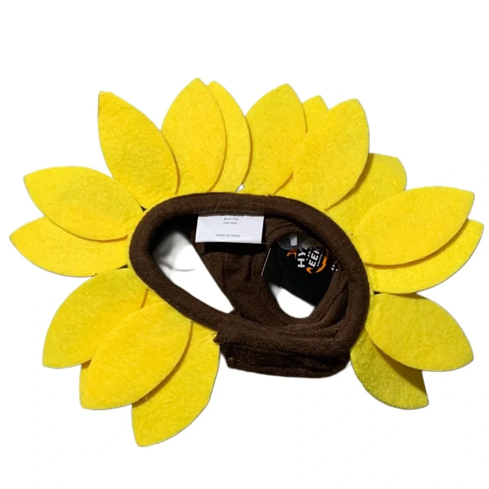 Hyde and Eek Sunflower Cat Costume Hat